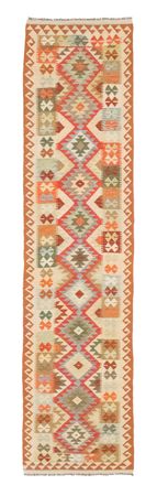 Runner Kelim Rug - Oriental - 396 x 81 cm - red