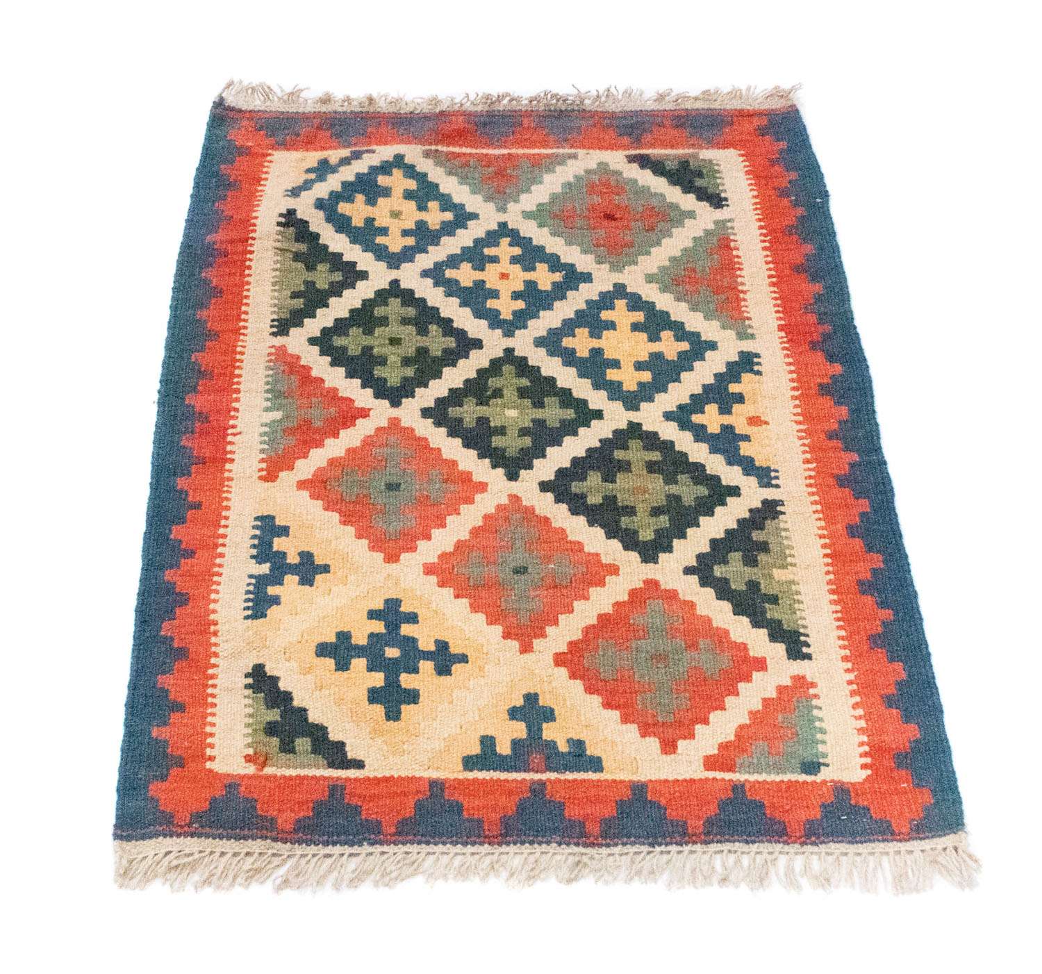 Kelim Rug - Oriental - 90 x 63 cm - orange