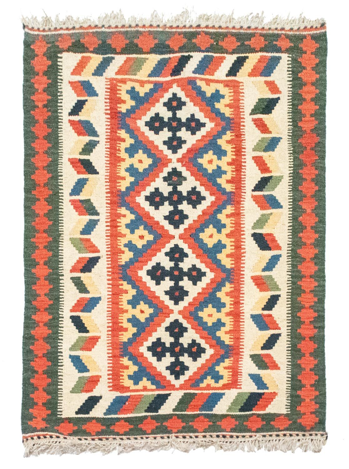 Kelim Rug - Oriental - 127 x 84 cm - orange