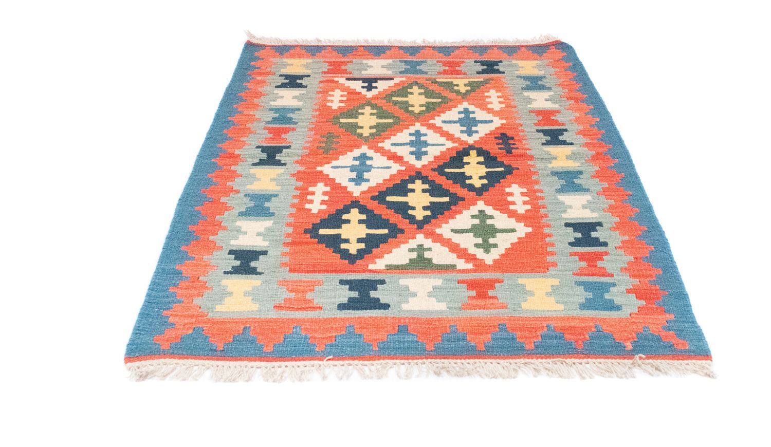 Kelim Rug - Oriental - 150 x 104 cm - orange