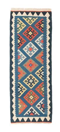 Runner Kelim Rug - Oriental - 201 x 65 cm - blue