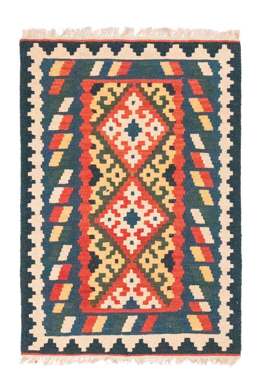 Kelim Rug - Oriental - 124 x 80 cm - orange