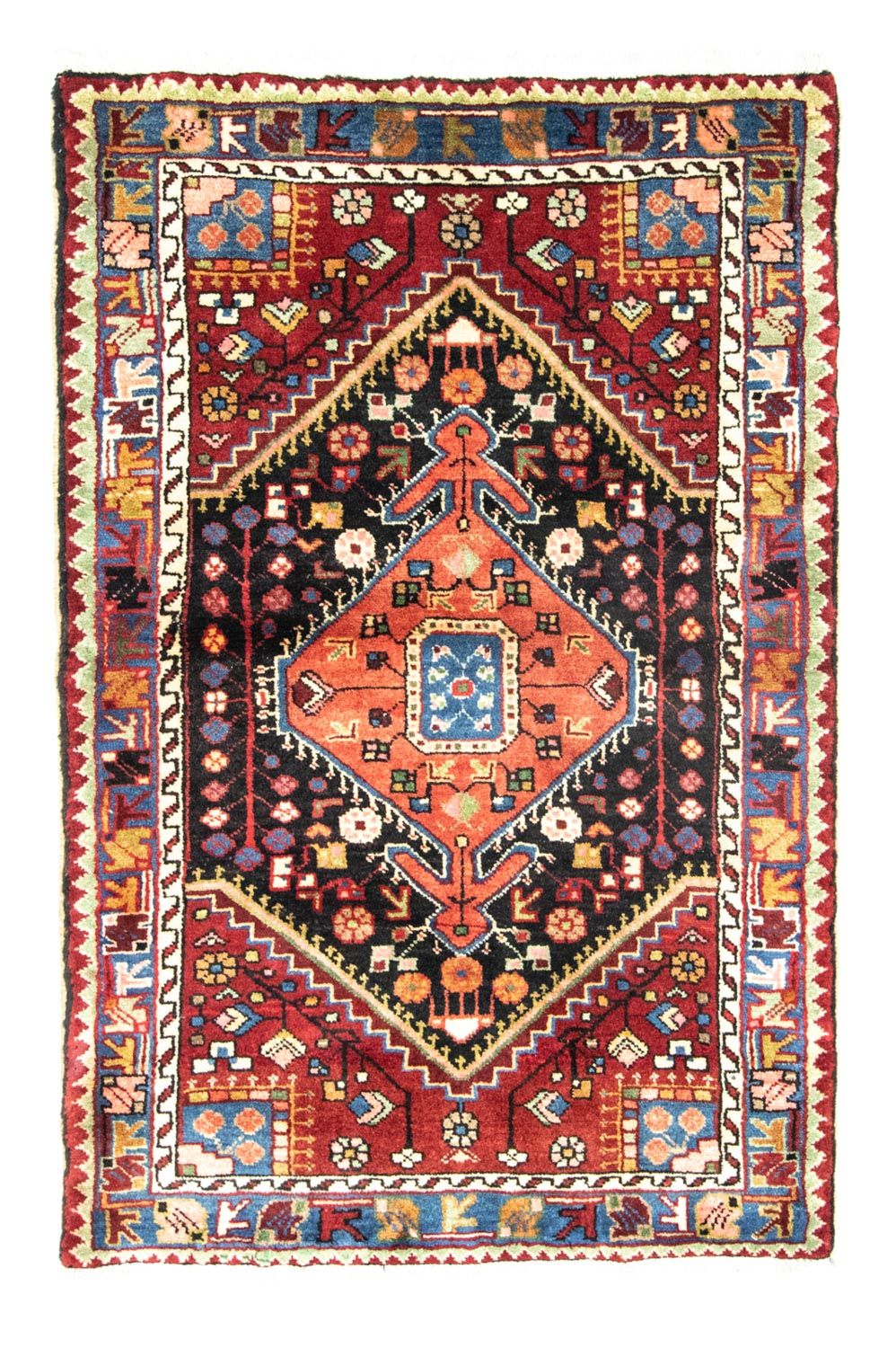 Perser Rug - Nomadic - 135 x 85 cm - blue