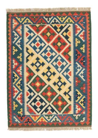 Kelim Rug - Oriental - 200 x 147 cm - blue