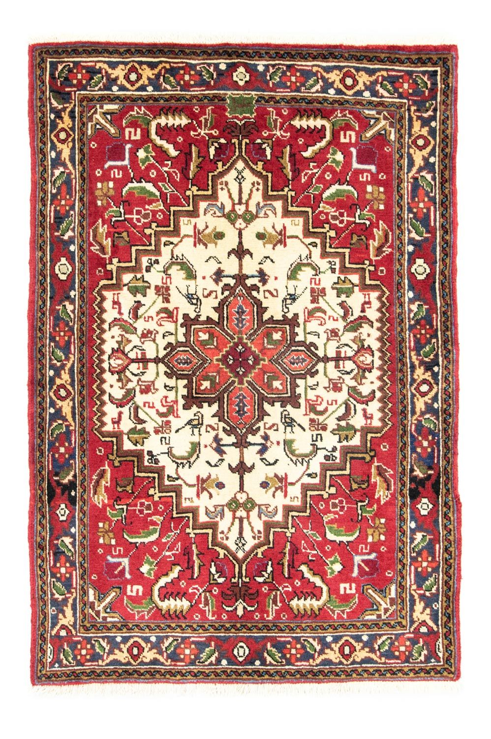 Perser Rug - Nomadic - 143 x 100 cm - red