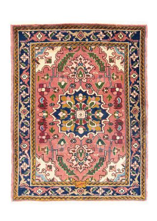 Perser Rug - Nomadic - 113 x 84 cm - light red