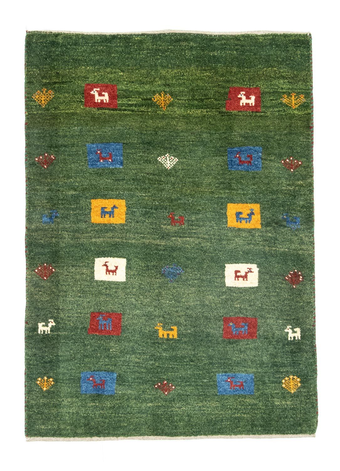 Gabbeh Rug - Perser - 128 x 92 cm - green