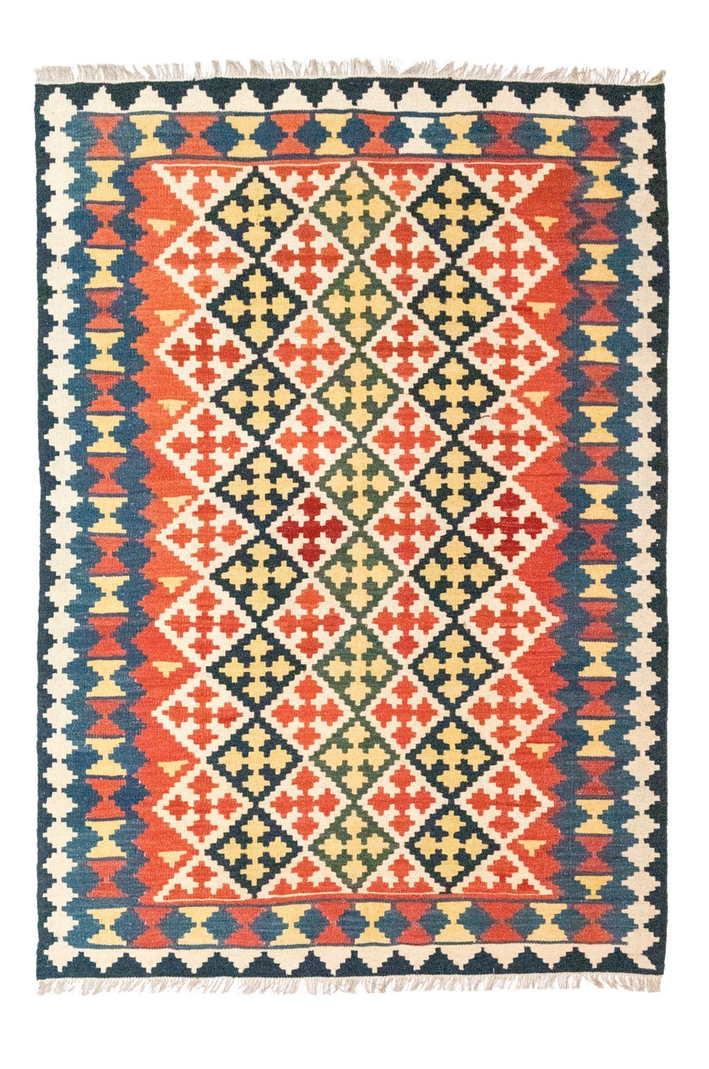 Kelim Rug - Oriental - 248 x 170 cm - orange