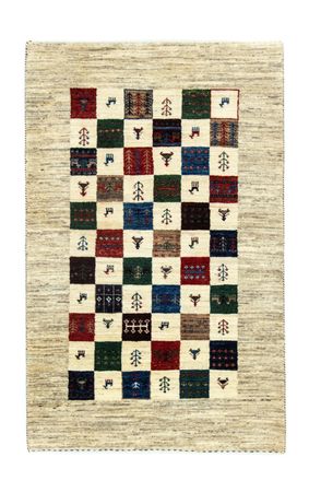 Gabbeh Rug - Loribaft Perser - 124 x 83 cm - colorful