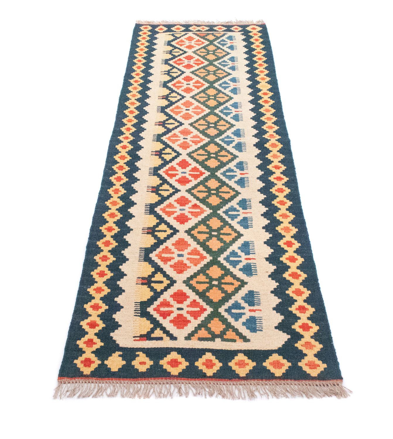 Runner Kelim Rug - Oriental - 207 x 65 cm - beige