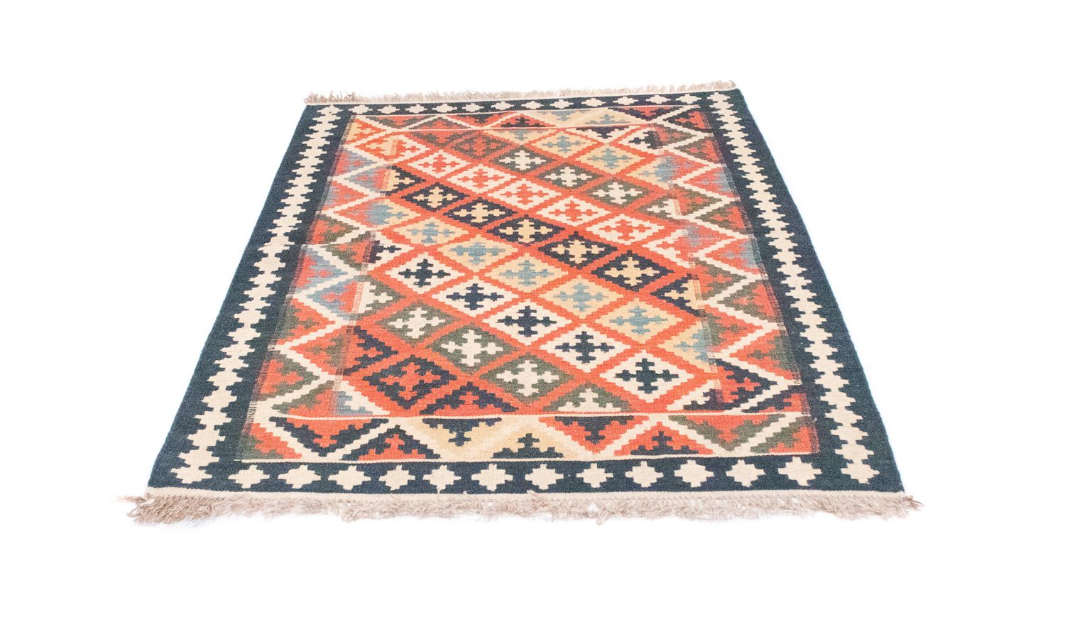 Kelim Rug - Oriental - 144 x 110 cm - orange