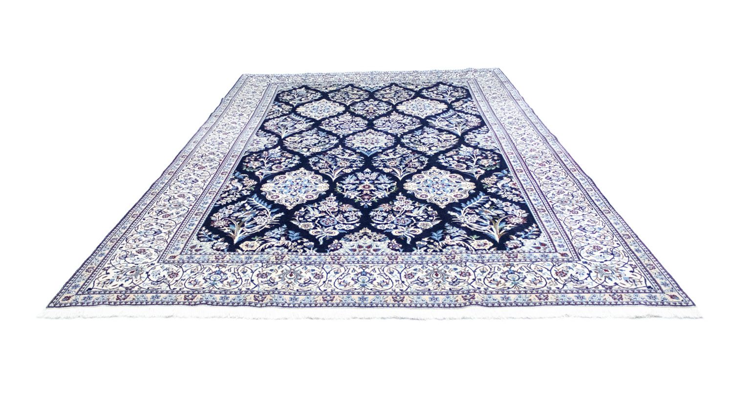 Perser Rug - Nain - Royal - 342 x 250 cm - dark blue