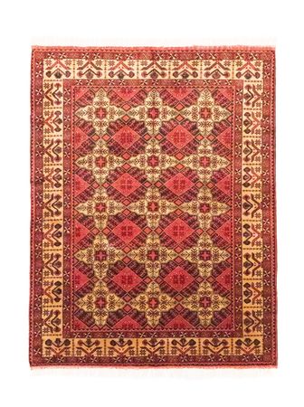 Afghan Rug - 202 x 152 cm - red