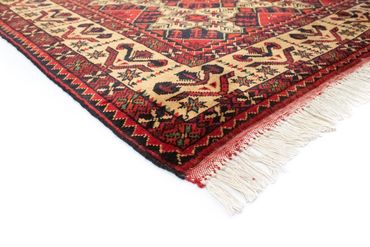 Afghan Rug - 202 x 152 cm - red