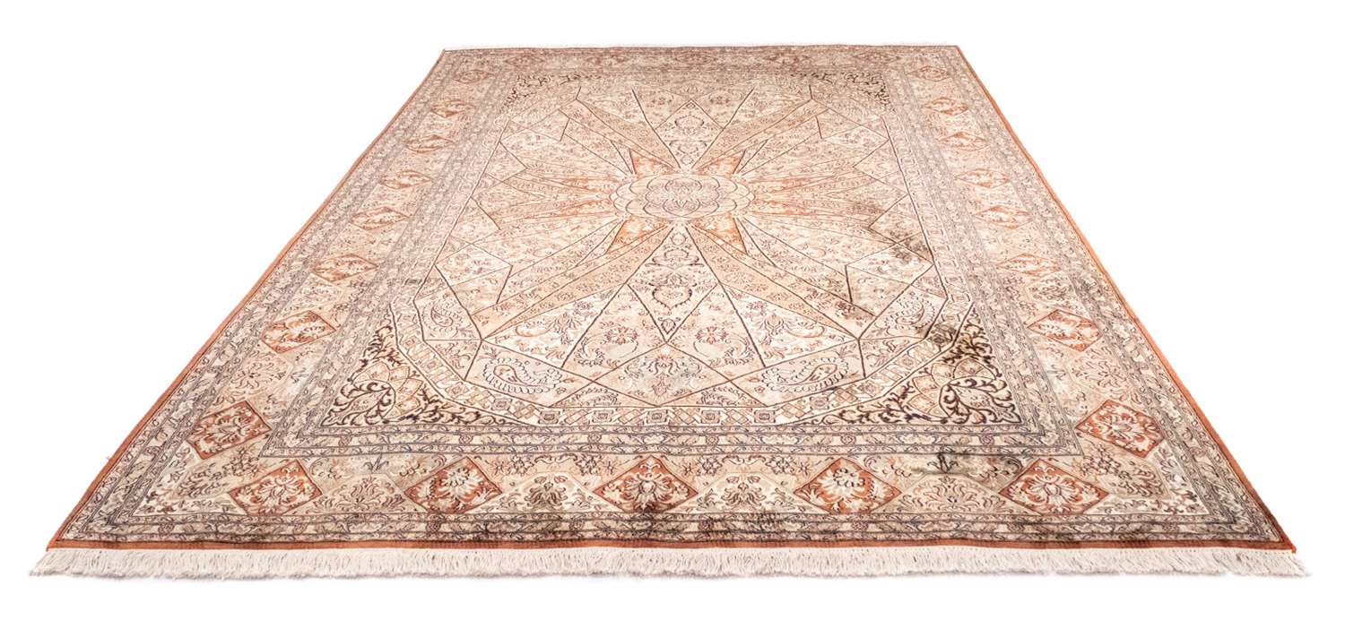 Silk Rug - Kashmir Silk - 279 x 185 cm - brown