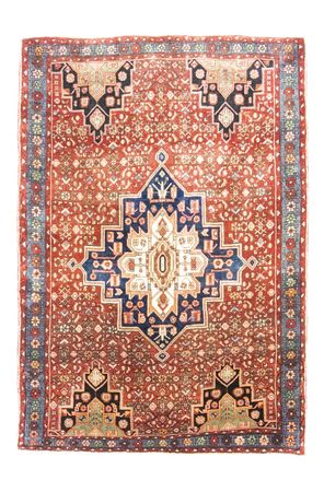 Perser Rug - Nomadic - 195 x 136 cm - red