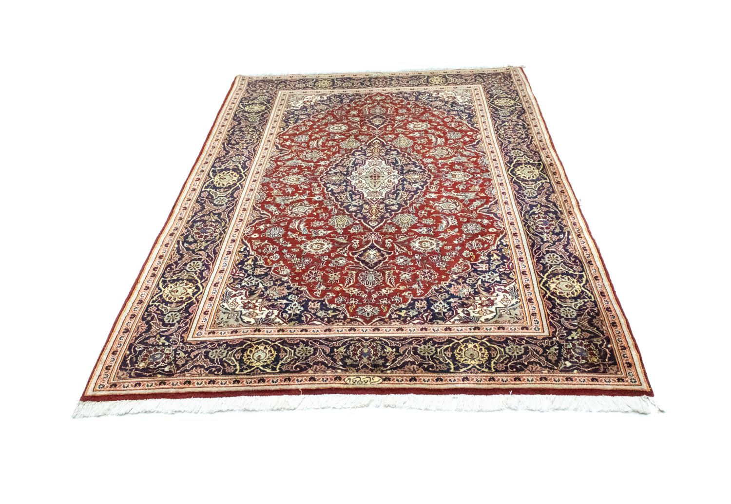 Perser Rug - Keshan - 218 x 147 cm - red