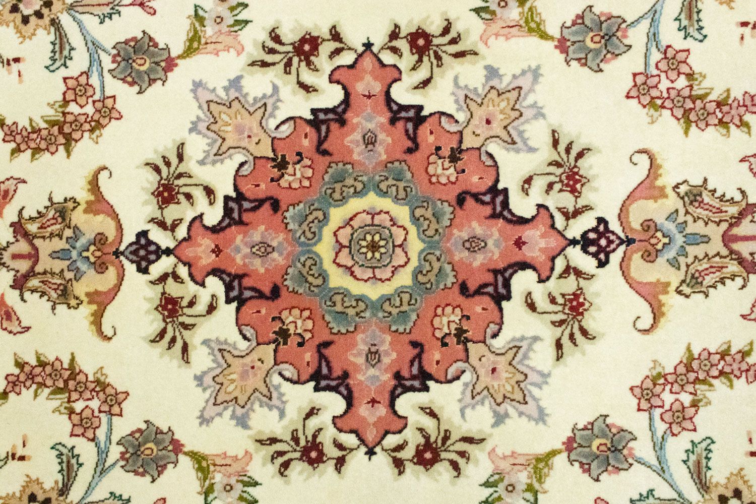 Runner Perser Rug - Tabriz - Royal - 199 x 85 cm - beige