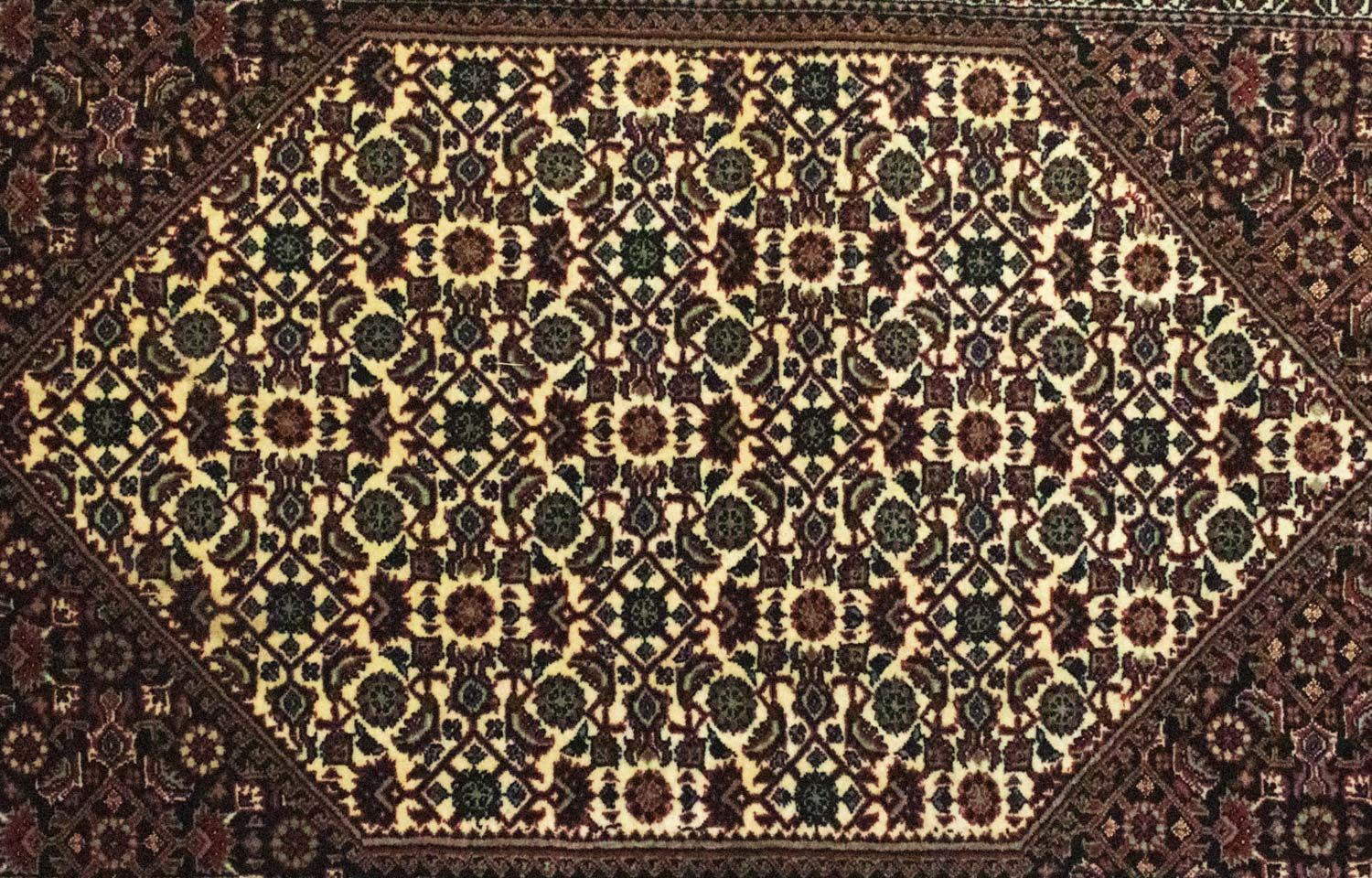 Runner Perser Rug - Bidjar - 298 x 83 cm - brown