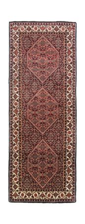 Runner Perser Rug - Bidjar - 200 x 75 cm - red