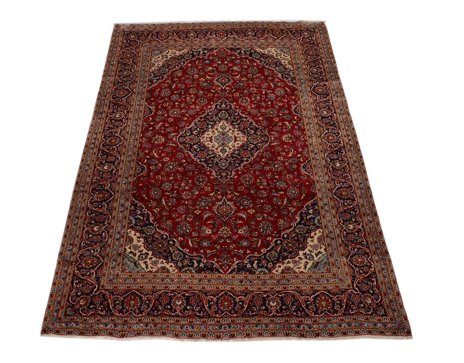 Perser Rug - Keshan - 363 x 247 cm - red