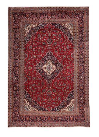 Perser Rug - Keshan - 363 x 247 cm - red