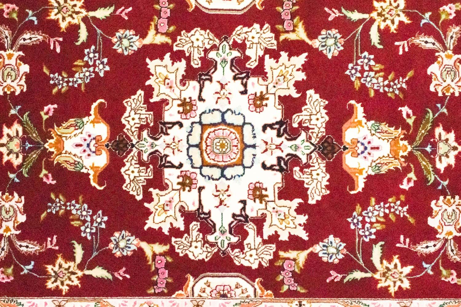 Runner Perser Rug - Tabriz - Royal - 202 x 81 cm - red