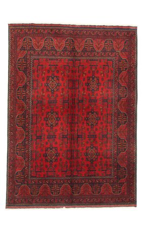 Afghan Rug - Kunduz - 195 x 155 cm - red