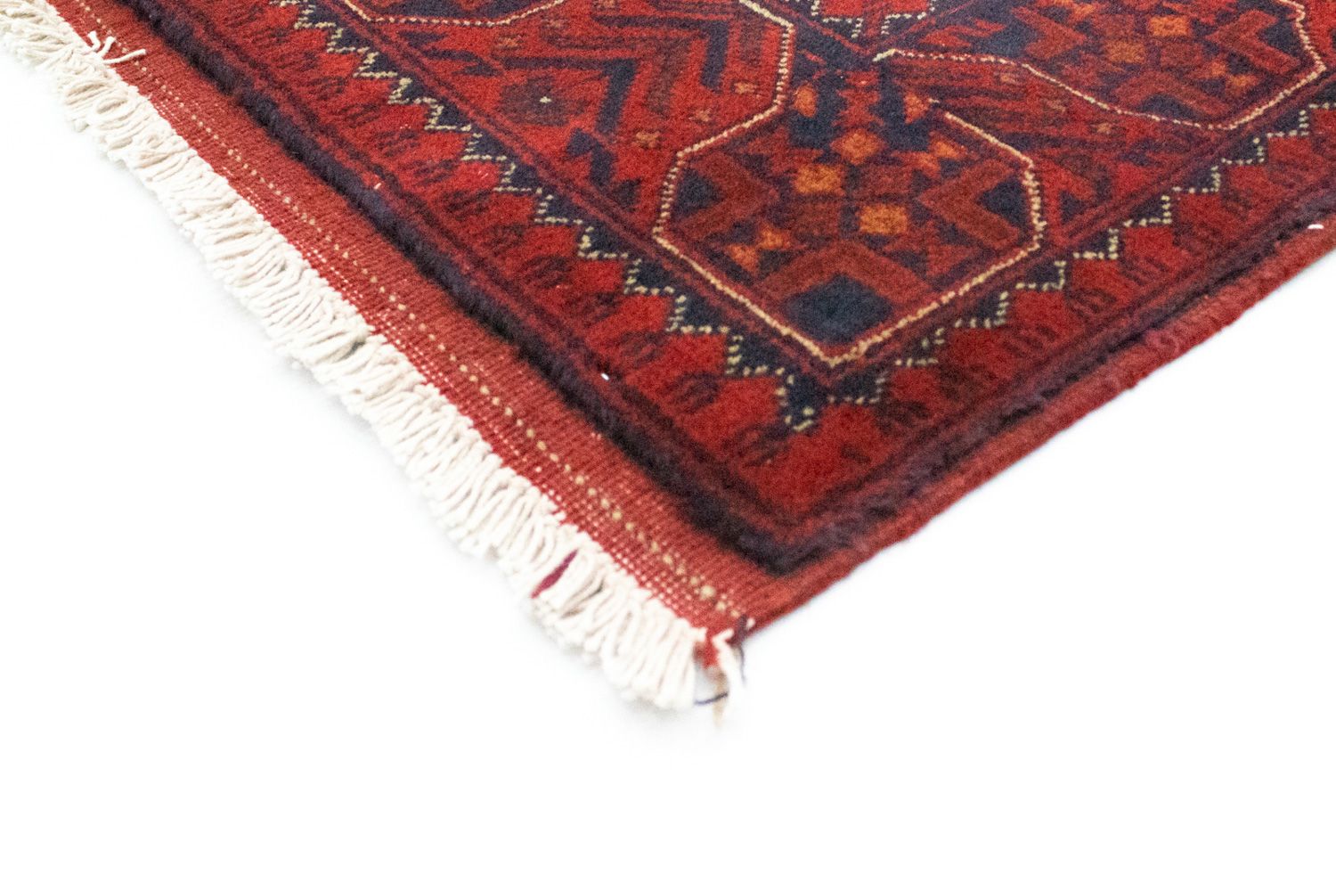 Afghan Rug - Kunduz - 195 x 154 cm - red