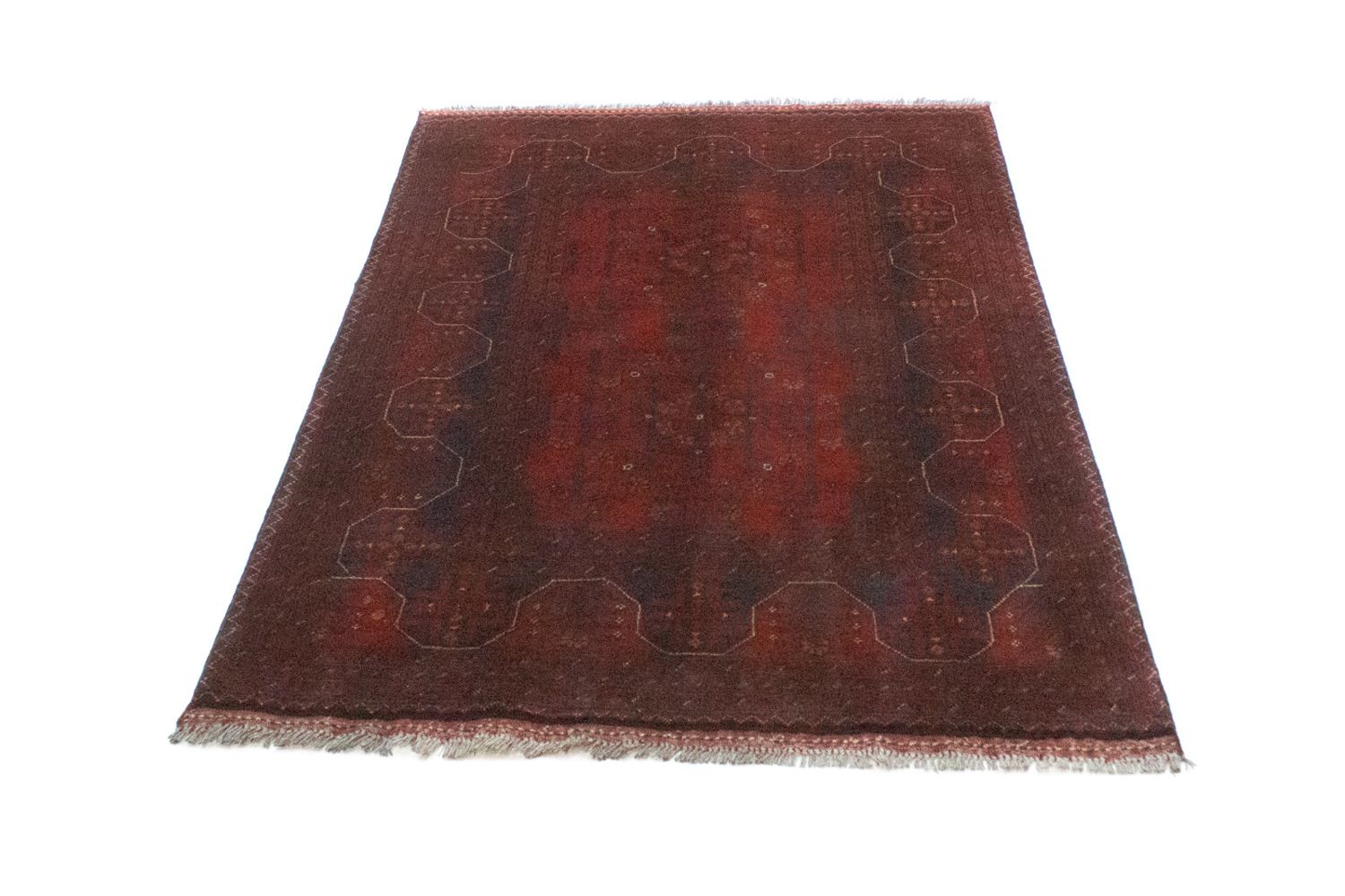 Afghan Rug - Kunduz - 147 x 100 cm - red