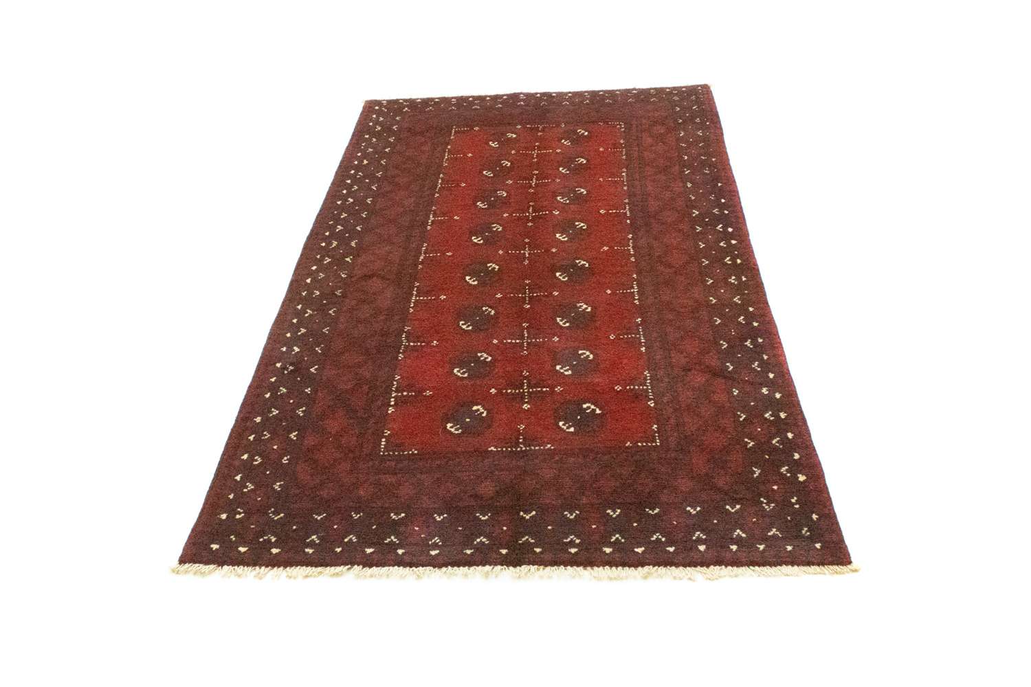 Afghan Rug - Filpa - 192 x 99 cm - red