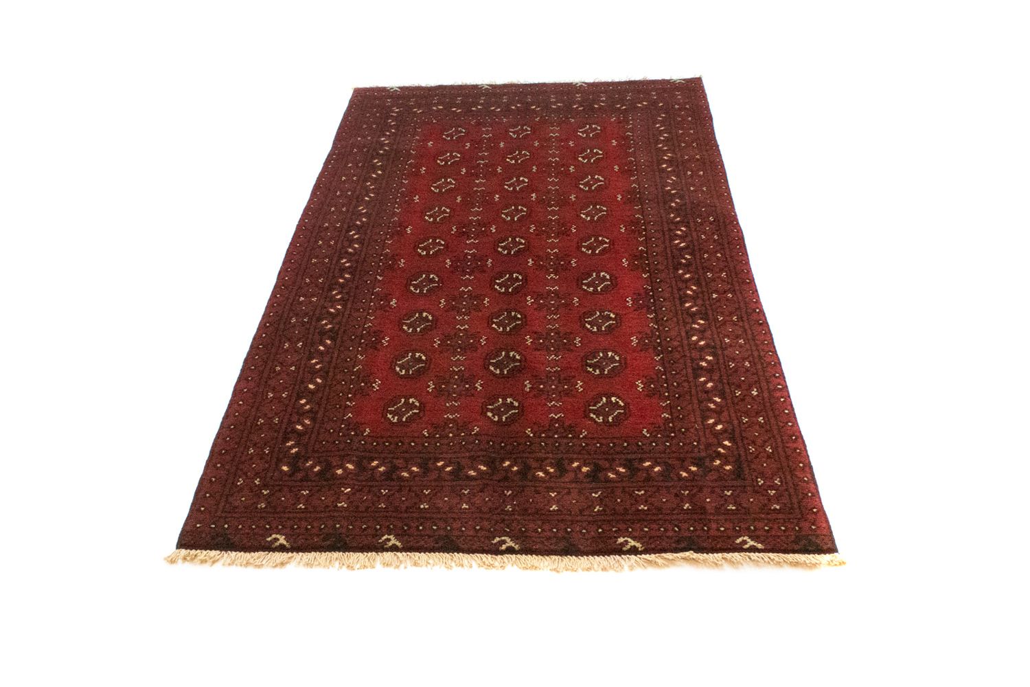 Afghan Rug - Filpa - 192 x 101 cm - red