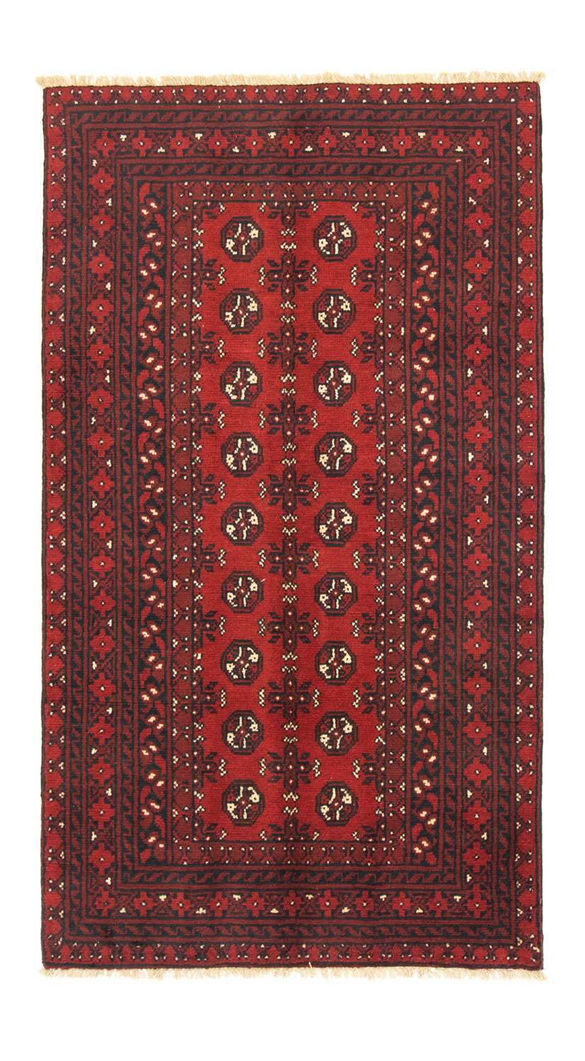 Afghan Rug - Filpa - 190 x 104 cm - red