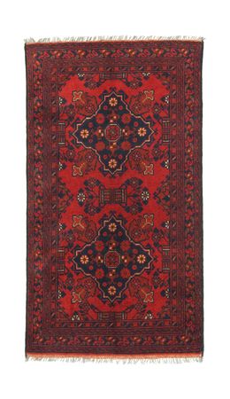 Afghan Rug - Kunduz - 127 x 75 cm - red