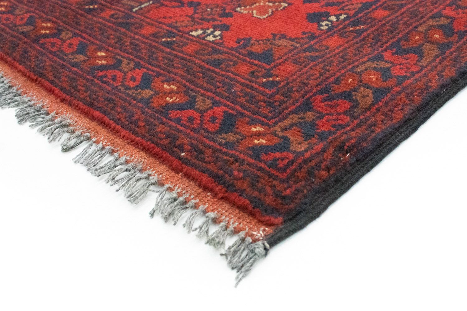 Afghan Rug - Kunduz - 129 x 73 cm - red