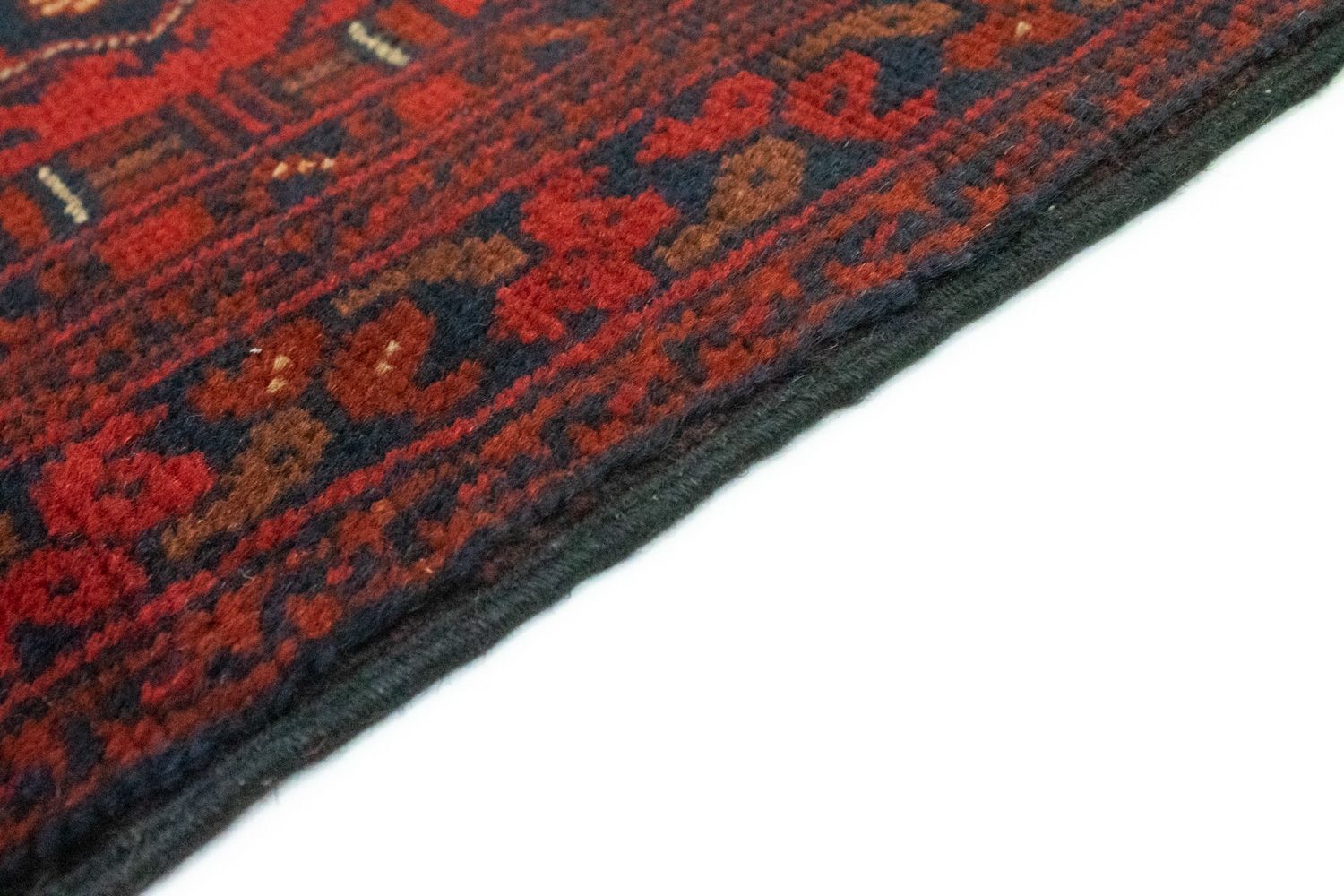 Afghan Rug - Kunduz - 129 x 73 cm - red