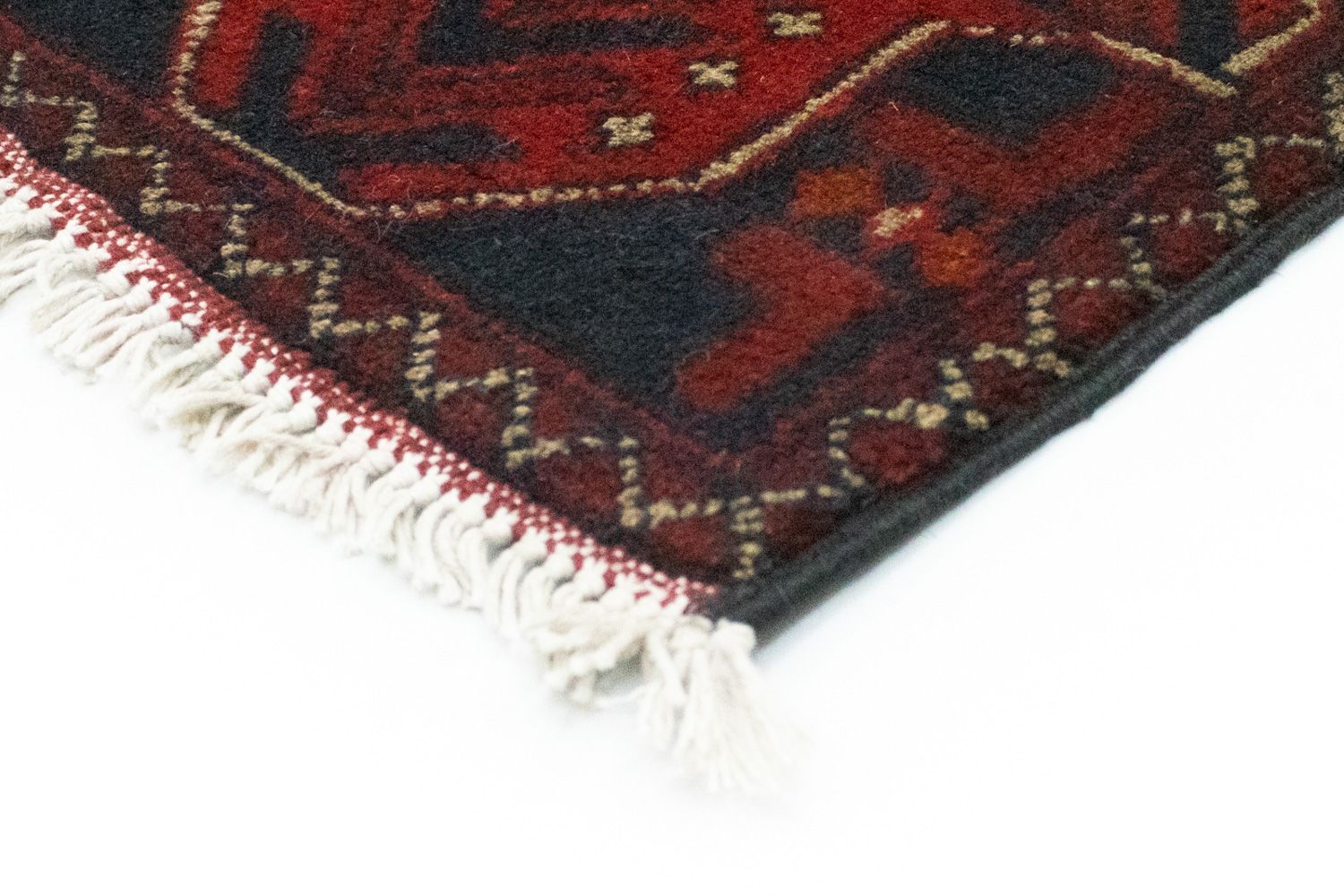 Afghan Rug - Kunduz - 125 x 83 cm - red