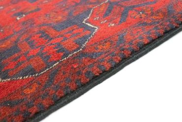 Runner Afghan Rug - Kunduz - 297 x 79 cm - red