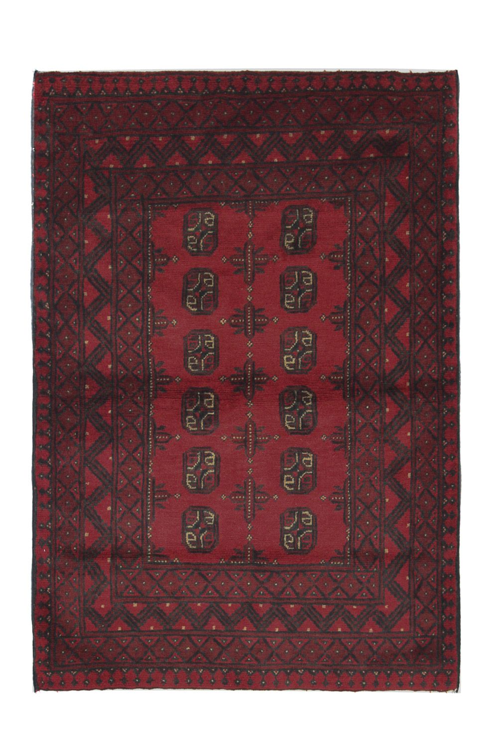 Afghan Rug - Filpa - 148 x 103 cm - red