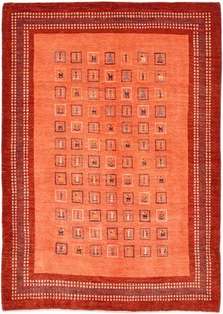 Gabbeh Rug - Loribaft Perser - 149 x 103 cm - red