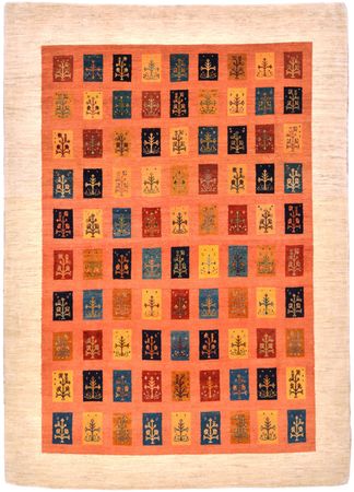 Gabbeh Rug - Loribaft Perser - 355 x 249 cm - orange