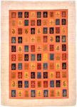 Gabbeh Rug - Loribaft Perser - 355 x 249 cm - orange