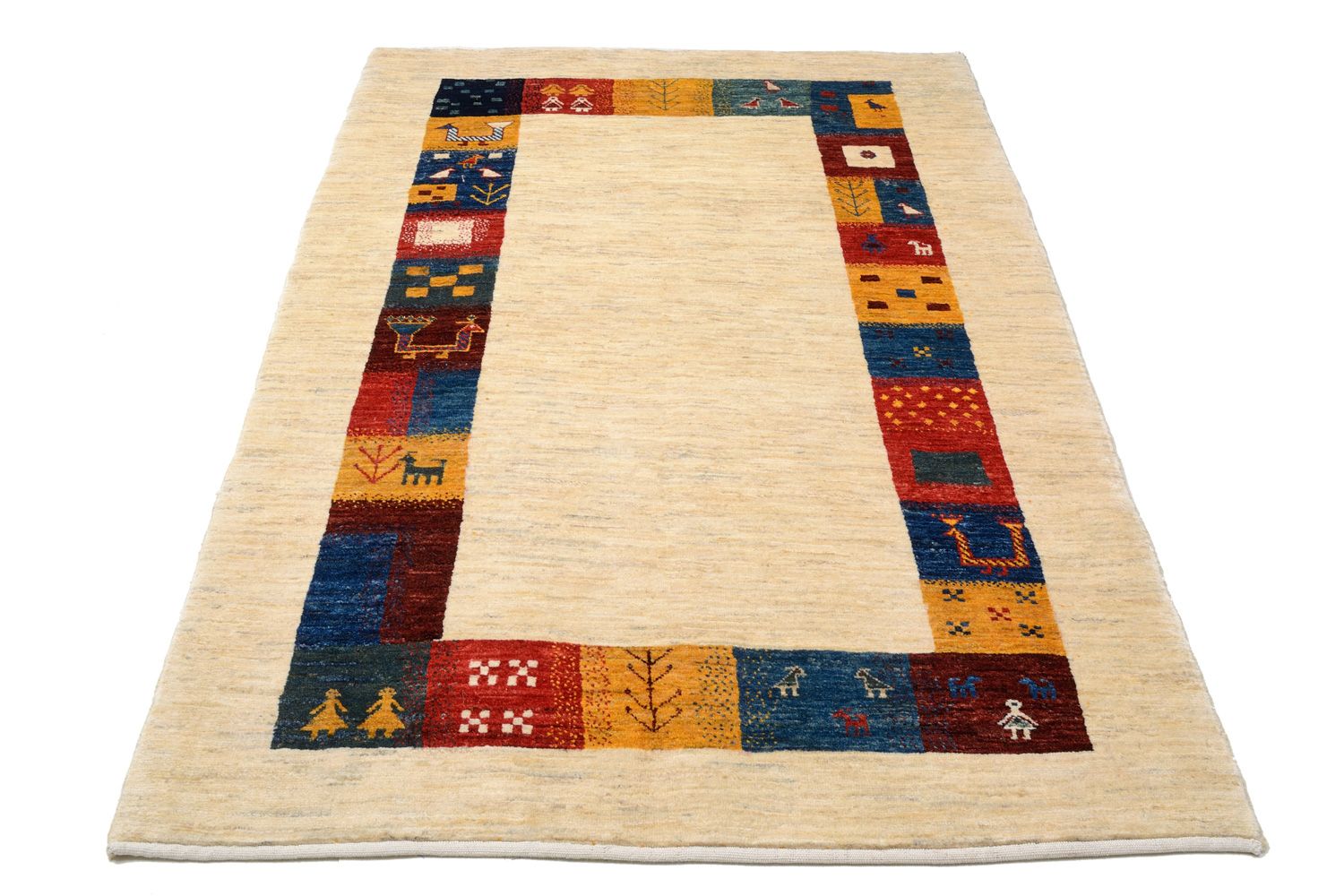 Gabbeh Rug - Loribaft Perser - 205 x 129 cm - multicolored