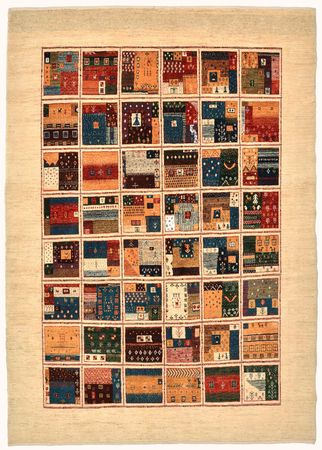 Gabbeh Rug - Loribaft Perser - 248 x 182 cm - multicolored