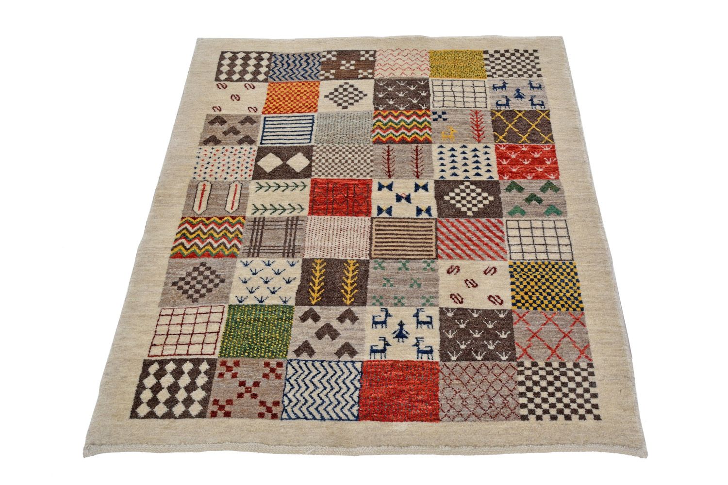 Gabbeh Rug - Loribaft Perser - 134 x 97 cm - multicolored
