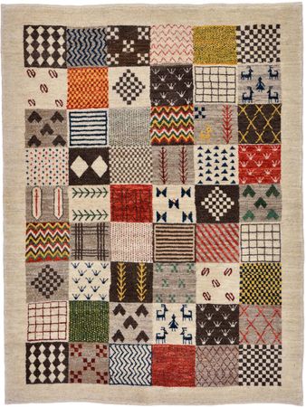 Gabbeh Rug - Loribaft Perser - 134 x 97 cm - multicolored