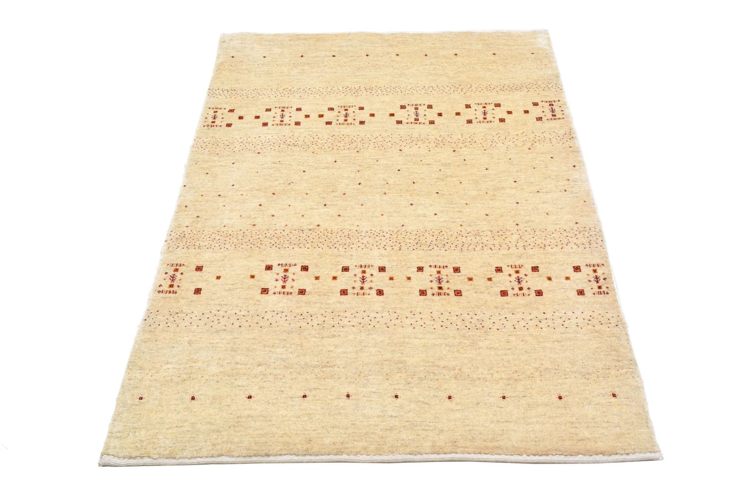 Gabbeh Rug - Loribaft Perser - 157 x 100 cm - natural