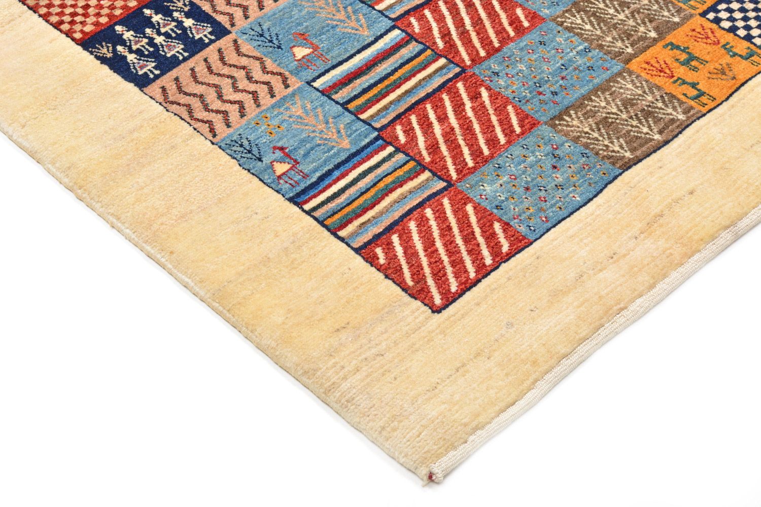 Gabbeh Rug - Loribaft Perser - 148 x 105 cm - colorful