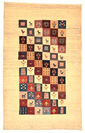 Gabbeh Rug - Loribaft Perser - 207 x 129 cm - colorful