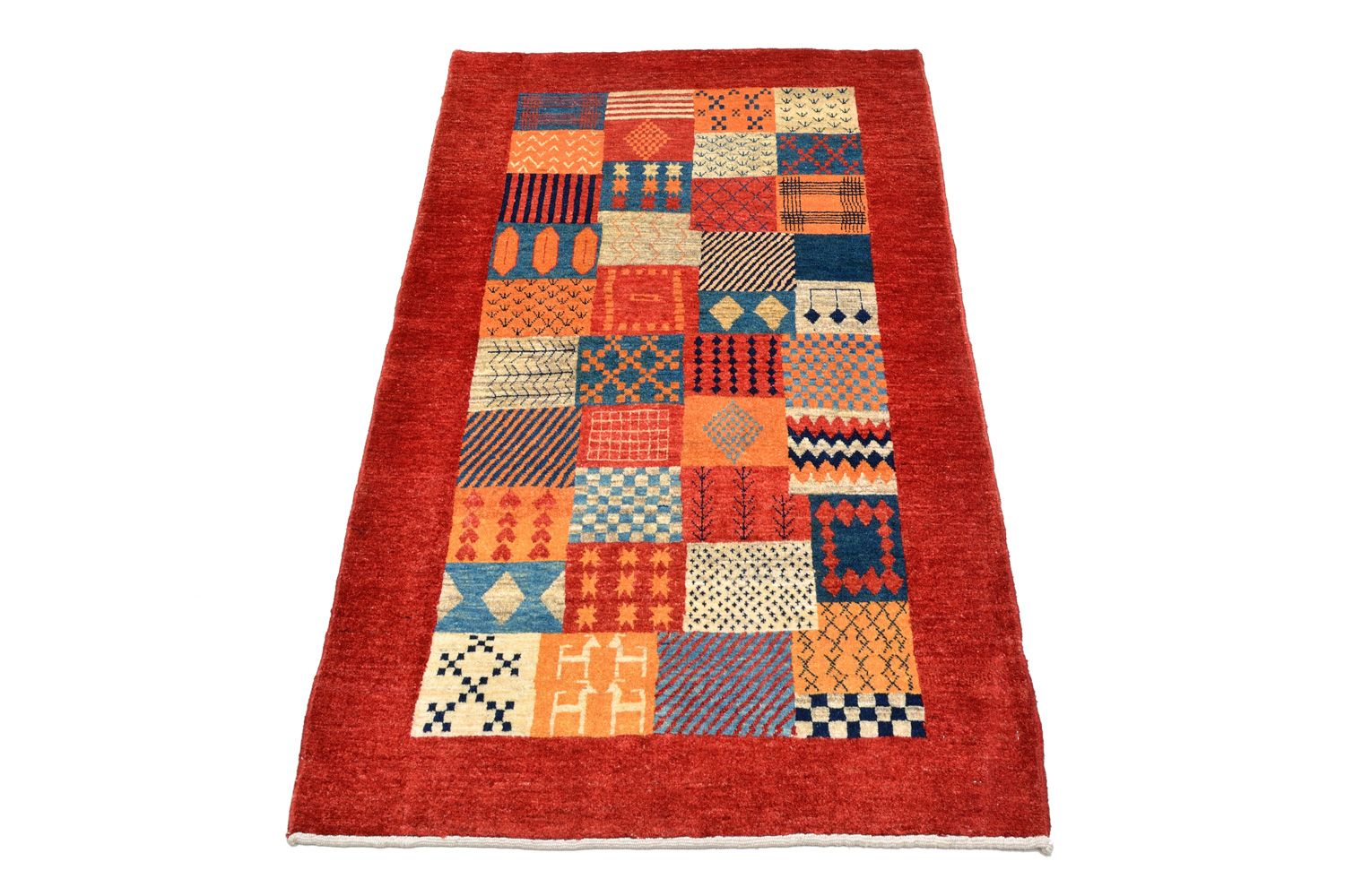 Gabbeh Rug - Loribaft Perser - 145 x 83 cm - red